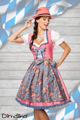 Produktbild von Dirndline - Verträumtes Dirndl mit Denim - 2XL -
