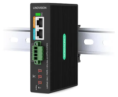 Image de Diviseur Gigabit industriel 90W PoE++ avec 2 sorties DC