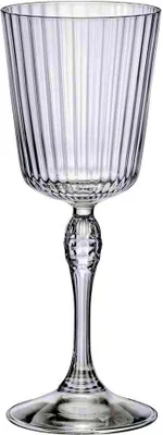 Image de Bormioli Rocco 6 pièces America '20s verre à cocktail ensemble - Vintage Art Deco Cocktail verre à pied de vin - 250ml