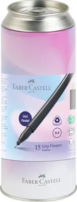 Produktbild von FABER-CASTELL Fineliner GRIP FINEPEN 15er Dose