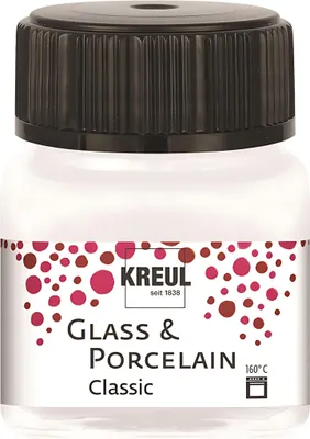 Immagine prodotto di KREUL 16238 KREUL Colore per vetro e porcellana Classic, bianco perlato, 20 ml