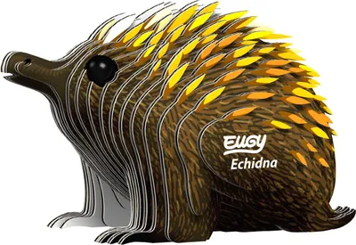 Produktbild von Eugy 3D Puzzle - Ameisenigel - Tierpuzzle - Kreatives Spielzeug