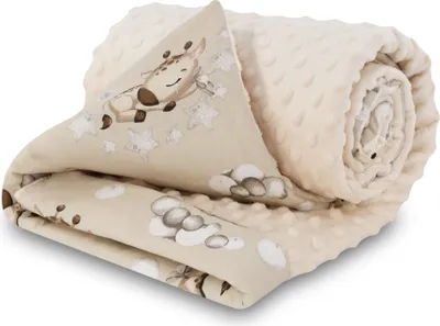 Produktbild von Kocyk dla niemowląt Kocyk dla niemowląt Kocyk letni z pluszu 75x100 cm - Kocyk dla niemowląt Kocyk do wózka Kocyk do wózka i wyposażenie początkowe dla noworodków i dzieci Żyrafy