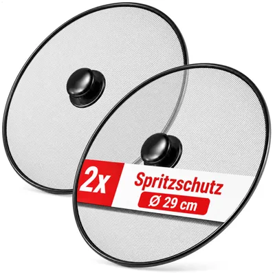 Productafbeelding van com-four® 2 stuks spatelbeschermers voor pannen en braadpannen, stoomdeksels