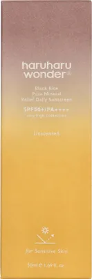Immagine prodotto di Haruharu Wonder haruharu wonder Black Rice - Pure Mineral Relief Daily Sunscreen SPF50+/PA++++ 50ml [cura della pelle coreana]