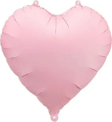 Produktbild von Herz-Folienballon, rosa, 45 cm