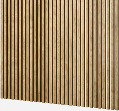 Produktbild von MEBANO. 12 Stück Holzstruktur Wandpaneele 240 x 3 cm, Eiche Natur Grandson, Wanddeko Lamellen aus MDF, Wandverkleidung, Paneele Wand Wohnzimmer, Holzpaneele für Wand & Decke