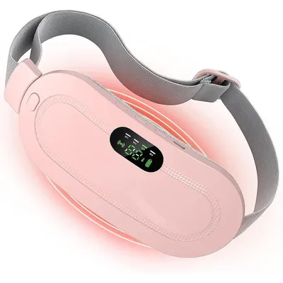 Produktbild von 2500 mAh Powerbank Heizgürtel für die Menstruation, 3 Temperaturen und 4 Massagemodi, zur Linderung von Rückenschmerzen, Krämpfen, Beinschmerzen