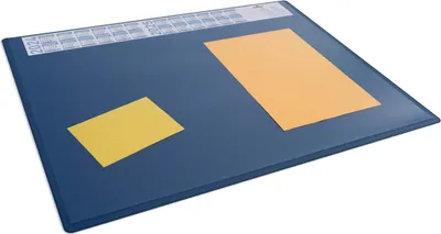 Zdjęcie produktu dla DURABLE Podk?ad na biurko 650x500 mm z kalendarzem i przezroczyst? nak?adk? PP, Granatowy, 722307, 5 szt.