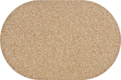 Immagine prodotto di ZELLER PRESENT Tovaglietta in sughero ovale 42x30cm cm naturale 4 pezzi