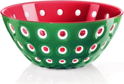 Immagine prodotto di Ciotola Le Murrine 25 cm verde, rosso, bianco