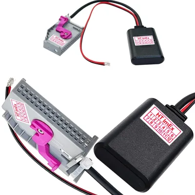 Produktbild von Auto Bluetooth Adapter AUX Audio Kabel 32-polig kompatibel mit Audi A3 A4 A6 A8 TT R8 RNS-E