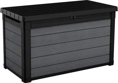 Produktbild von KETER Cortina Aufbewahrungsbox 380 L Grau/Anthrazit 259018