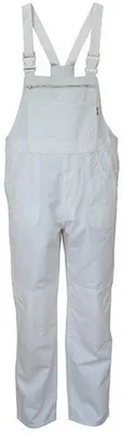 Image de Carson Classic Workwear - Bavette et bretelles « Classic » pour hommes LT6054 (M) (blanc)