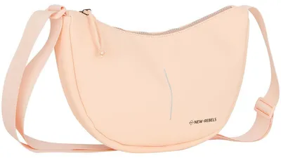 Produktbild von New Rebels Half Moon Bag Branson – leichte wasserabweisende Umhängetasche, Crossbody Tasche mit Reißverschlussfächern soft apricot