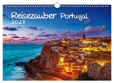 Produktbild von Reisezauber Portugal DIN A3 Kalender für 2027 Lissabon Strand Urlaub
