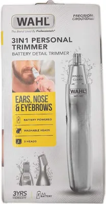 Produktbild von Wahl 5545 3in1 Nasenhaar- Ohrhaar- Augenbrauenhaarentferner batteriebetrieben effektiv
