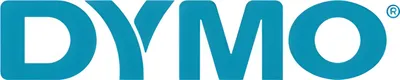 The DYMO logo is displayed prominently on a white background.