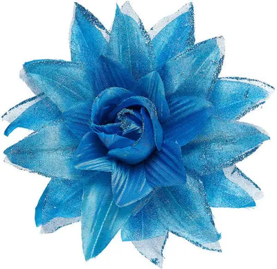 Produktbild von Blumige Rosen Haarspange hellblau