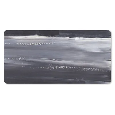 Obrázok produktu pre Podložka pod myš - Farba - abstraktná - čierna - 80x40cm - Rohožka pod myš