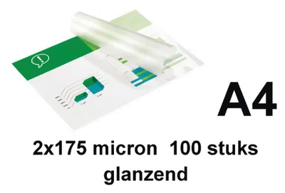 Obrázok produktu pre GBC 3200724, Lesklý, Priehľadná, A4, 216 mm, 303 mm, 0,175 mm