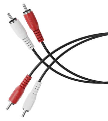 Immagine prodotto di Cavo audio stereo RCA HDSupply Cinch, 2 connettori a 2 connettori, lunghezza 2,5 metri