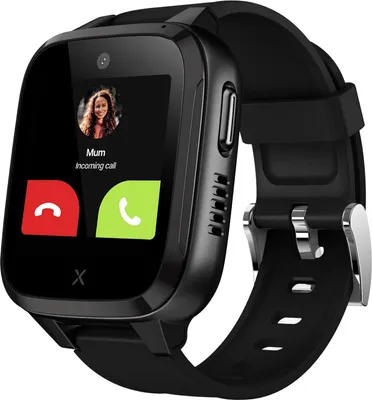Produktbild von XPLORA KIDZI Kids 'Telefon Uhr: 4G, Anrufe, Texte, Schulmodus, SOS, GPS, Kamera, Schrittzähler, 3 Monate freier Plan (schwarz)