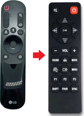 Produktbild von Ersastz Fernbedienung für LG DSP11RA | DSP7 | SP60Y | SP70Y
