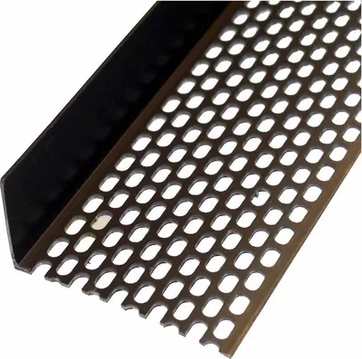 Produktbild von Lüftungsprofil 30 x 50 mm, braun - Bund a 20 x 2,5m (50 lfm) - UV-stabilisiertes Hart-PVC - Schlagzäh