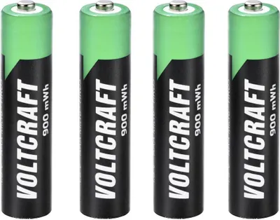 Produktbild von VOLTCRAFT HR03 Micro (AAA)-Akku NiZn 900 mWh/550 mAh 1.6 V 4 St.