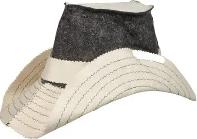 Produktbild von Saunahut "Cowboy" aus Filz (Filzkappe, Saunamütze)