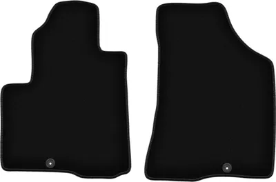 Immagine prodotto di Wielganizator Tappetini anteriori in velluto per Hyundai SantaFe II (2006-2012, 7 persone) neri, set 2 pz, con fissaggi