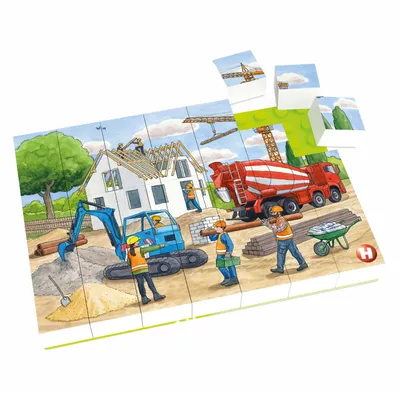 Produktbild von HUBELINO Puzzle Auf der Baustelle (35-teilig)