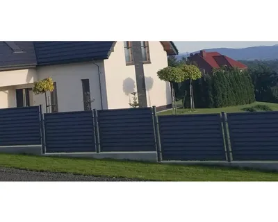 Produktbild von Zaunpfosten POLBRAM 5 x 5 x 200 cm verzinkt anthrazit