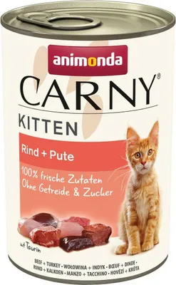 Immagine prodotto di ANIMONDA CARNY Kitten in scatola - manzo + tacchino 400g