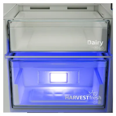 Produktbild von Beko B3RMLNE444HXB, 365 l, No-Frost-System, SN-T, 35 dB, E, Edelstahl