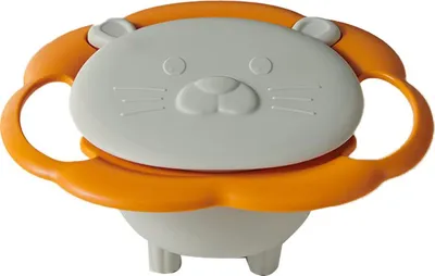 Imagen del producto de Comedero giratorio para bebés, resistente a derrames, con cuenco, alimentación de 360 grados, mesa para bebés y niños pequeños, color blanco