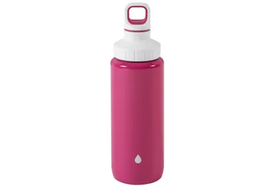 Produktbild von EMSA Trinkflasche Drink2Go Lightsteel SV 0,6 Liter pink-white