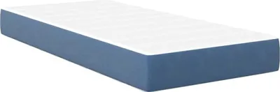 Immagine prodotto di vidaXL Materasso da letto con materasso blu 80 x 200 cm in tessuto