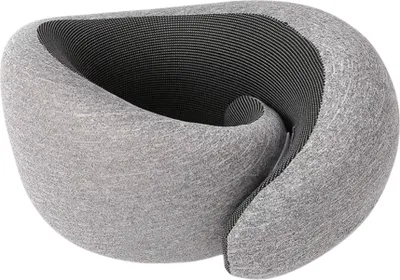 Produktbild von Reise Nackenkissen mit Schnappverschluss aus Polyester, Flugzeug Reisekissen - NECKIFY