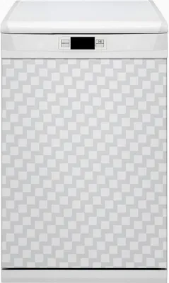 Produktbild von Magnet Folie für Geschirrspüler Küche Magnetmatte 45x80 cm  Nachbildung Geschirrspüle  - Musterquadrate 3d