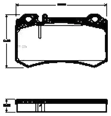 Produktbild von Bremsbelagsatz Scheiben 15,8 mm TRISCAN IAM-Expertise für u.a. MB S-KLASSE