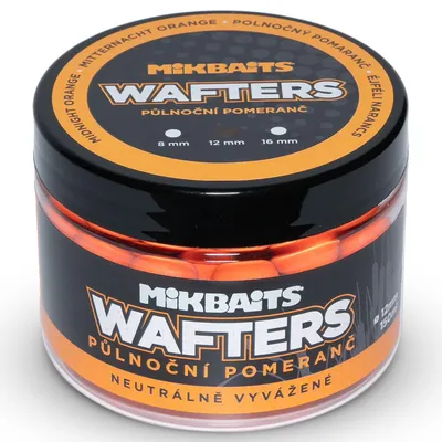 Zdjęcie produktu dla Mikbaits Boilie Wafters 150 ml, 16 mm, Midnight Orange