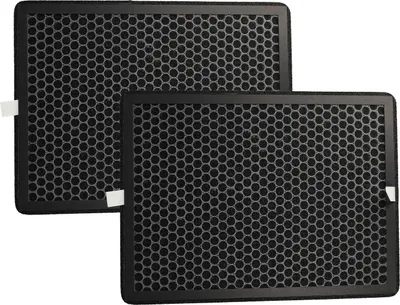 Produktbild von vhbw 2x Luftilter kompatibel mit Rowenta PU3030F0, PU3030, PU3080, PU3040, PU3080F0, PUF3040F0 Luftreiniger - Kombifilter Aktivkohle + Allergy+