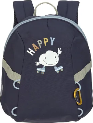 Produktbild von Lässig Kindergartenrucksack - Tiny Outdoor- Wolken - Dunkelblau