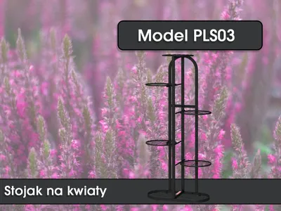 Zdjęcie produktu dla Stojak na kwiaty PLS03, 107 x 47,5 x 24 cm