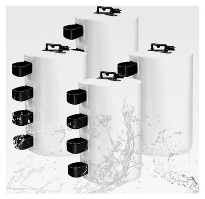 Produktbild von Pavillon 4er Set Standfuß Sandsäcke, mit Wasser befüllbar, Gewichte für Pavillons, Gartenzelte, Festzelte, Weiß