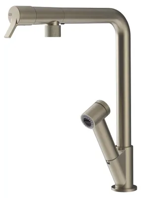 Produktbild von Gessi 60640, Standard, Nickel, Hebelgriffe, Einzelbild, Typ L, 180°