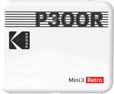 Produktbild von Kodak Mini 3 Retro Patrone Bundle – Fotodrucker Weiß