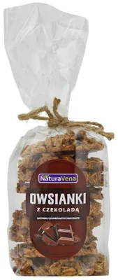 CIASTKA OWSIANKI Z CZEKOLADĄ 175 g - NATURAVENA
